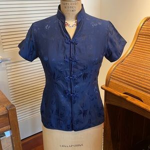 Silk oriental blouse